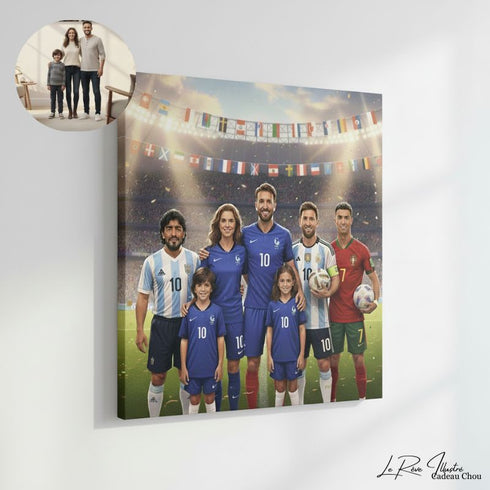 Portrait Magique – Le Rêve Illustré™ – Spécial Fans de Foot